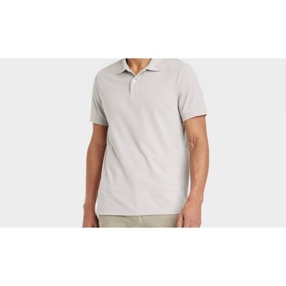 Goodfellow & Co Other - Goodfellow & Co Polo Mens Every Wear Short Sleeve Shirt Light Grey Size XL NWT